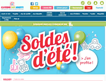 Tablet Screenshot of m.caverne-des-jouets.com